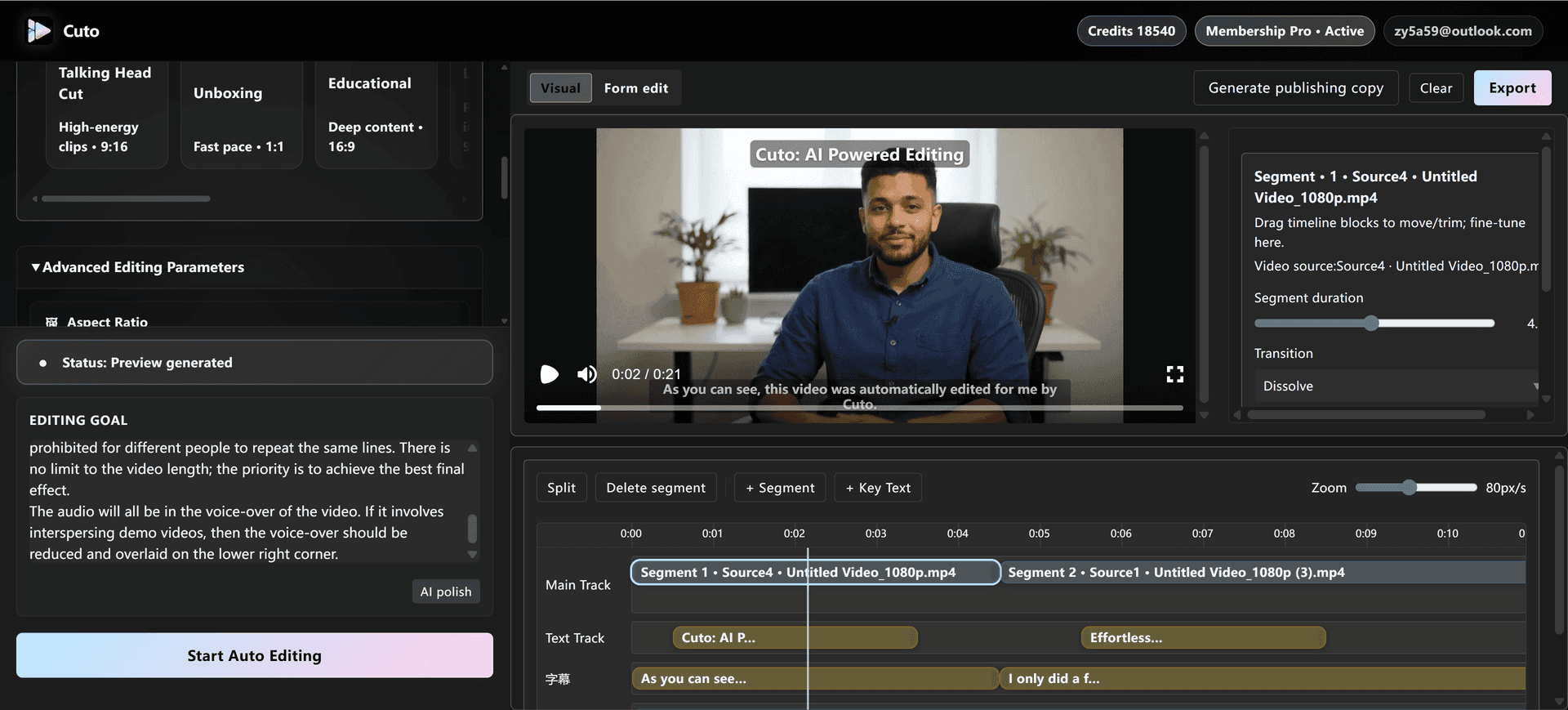 Cuto.video - Product Image