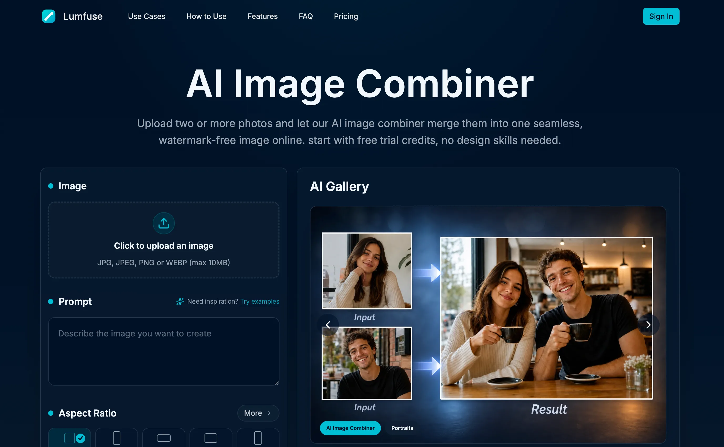 AI Image Combiner - Product Image