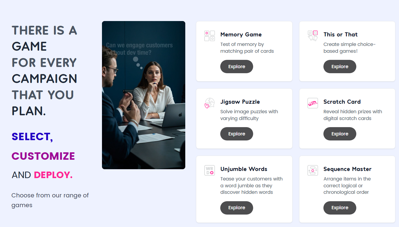 Playly Interactive Marketing Platform - Product Image
