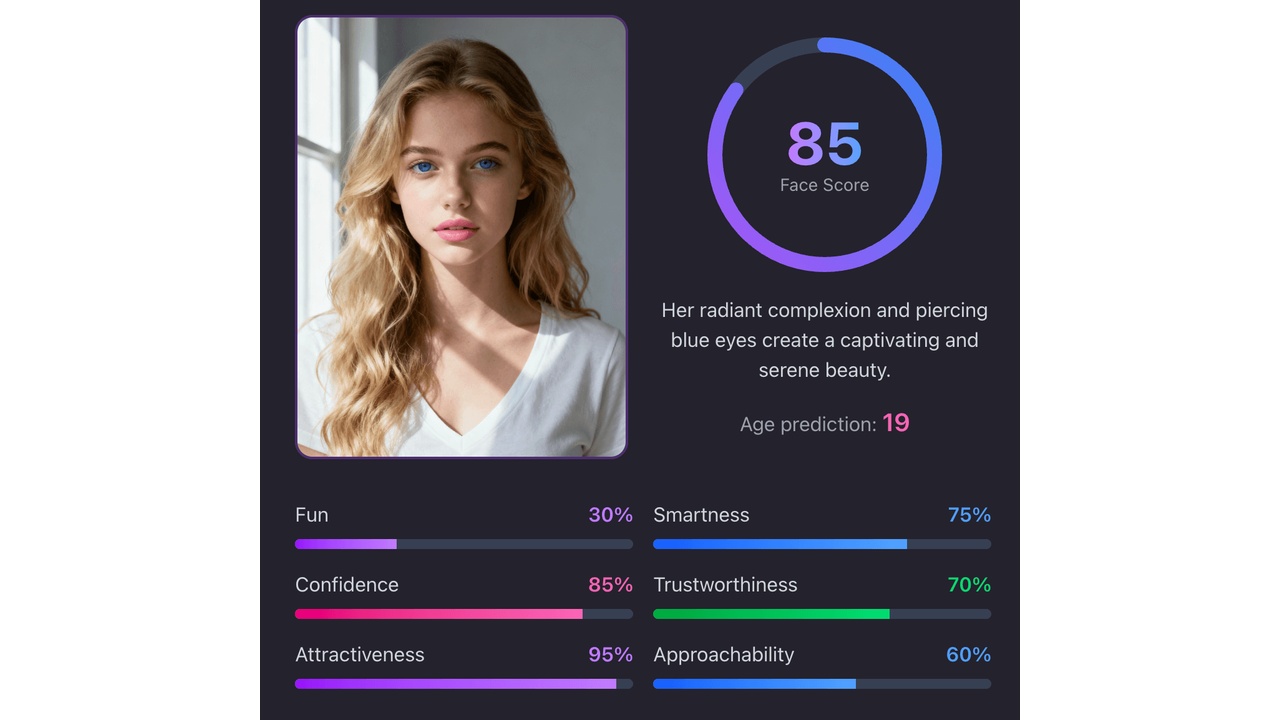 AI Attractiveness Test - Product Image
