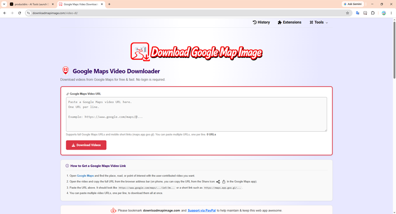 Google Maps Video Downloader - Product Image