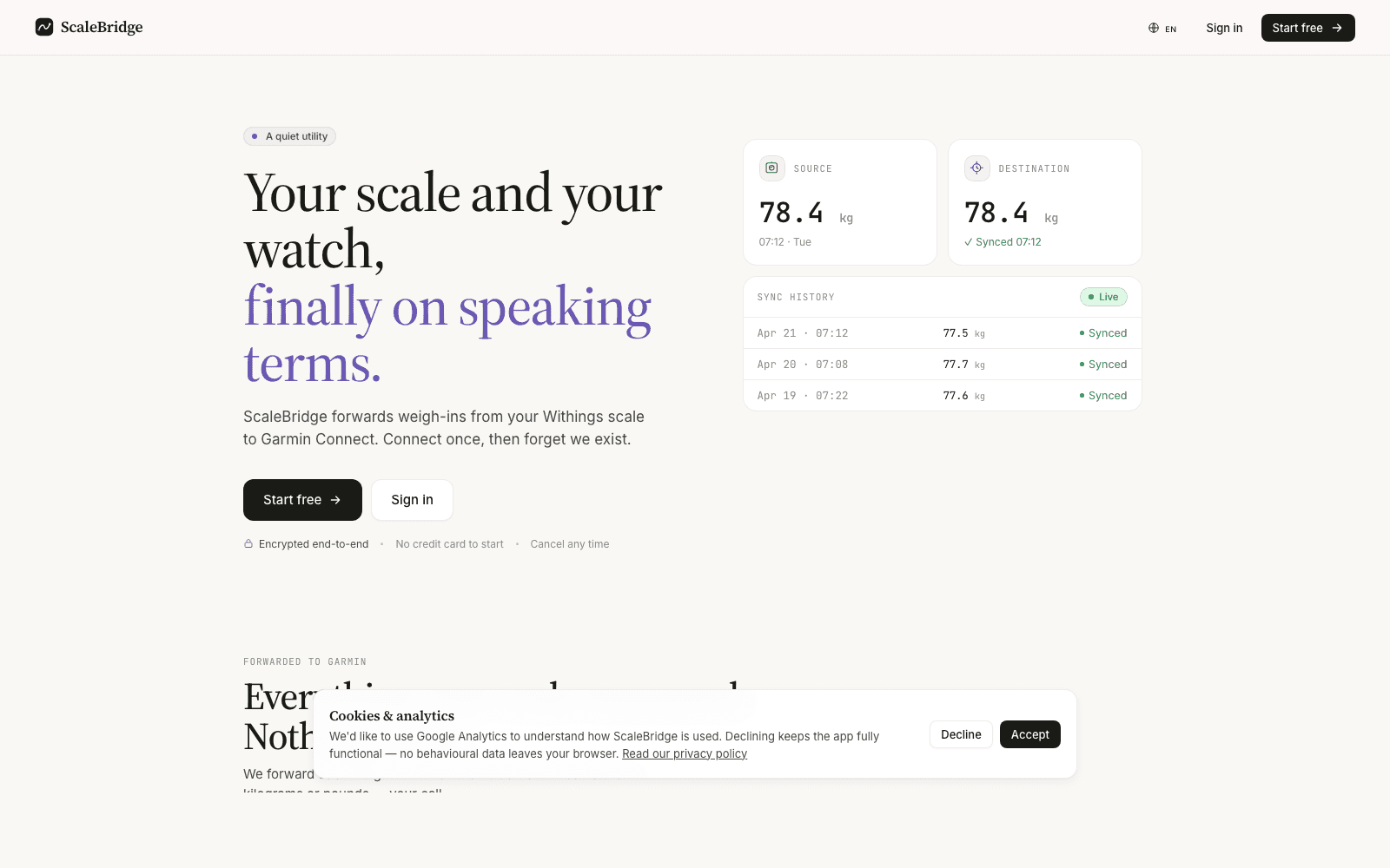 ScaleBridge - Product Image