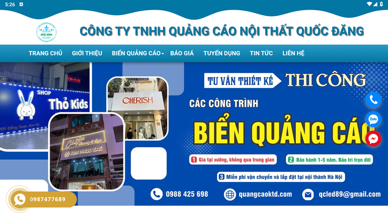 Quốc Đăng - Biển Quảng Cáo Hà Nội - Product Image